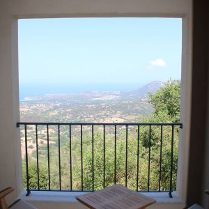 Chambre supérieure avec vue sur la mer de l'Hôtel Balagne